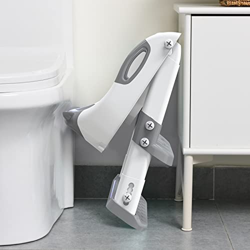 SKYROKU Toilet Potty Training Seat with Step Stool Ladder, Toddler