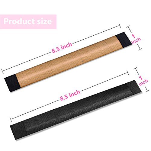 6 PCS Bun Hair Maker, Magic Hair Styling Donut Bun Maker, Hair Bun Shapers for Women Girls DIY Hairstyle Tools, No Clip Hair - Thumbnail 3