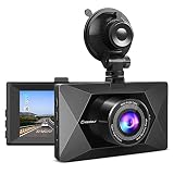 Crosstour Dash Cam 1080P FHD Mini in Car Dashboard Camera with Park Mode