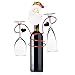 Scale Rank 2 Piece Deluxe Wine Glass Holder Set, for Christmas Home and Office, Perfect Holiday Gift for Everyone