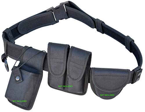 Explorer Tactical Deluxe Black Nylon Tactical Police SWAT EMT Security Adjustable Belt