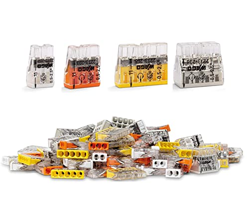 Wago Pack of 140 Compact Connection Terminals 2273-202 | 2273-203 | 2273-205 | 2273-208