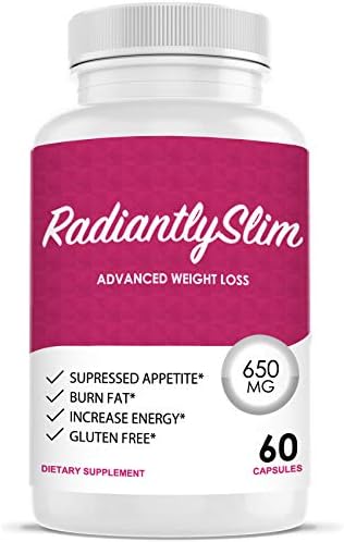 Radiantly Slim Pills for WeightLoss - Advanced Weigh Loss Supplement - Quicker Fat Burn - Carb Blocker