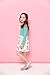 Edenpure Girl's Cute Casual Cotton Printed Stripe Long Sleeve Playwear Dress