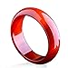 Wide Fashion Red Agate Bangle Bracelet Jewelry Apparel Clothing Mother's Day Gift 60-61mm Middle