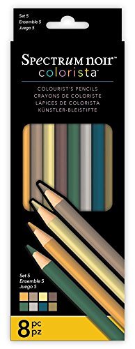 Spectrum Noir Colorista Set 5 Pencils, Multi-Colour, 8-Piece by Spectrum Noir Colorista