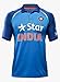 KD Cricket India Jersey Half Sleeve Cricket Supporter T-Shirt New Oppo Team Uniform Polyster Fit Material 2019-20 Kids to Adults(Plane-38)