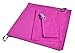 Microfiber Towel Set 3 pack great for Backpacking Hiking Camping Travel Swimming Beach Bath Compact & Quick Dry - 4 active n (Raspberry)