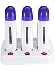Mini Cartridge Wax Heater, Depilatory Roller Warmer Heater Waxing Body Hair Removal Machine for Depilation of Legs and Body(03)