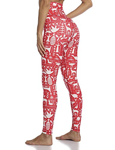 high waisted patterned leggings