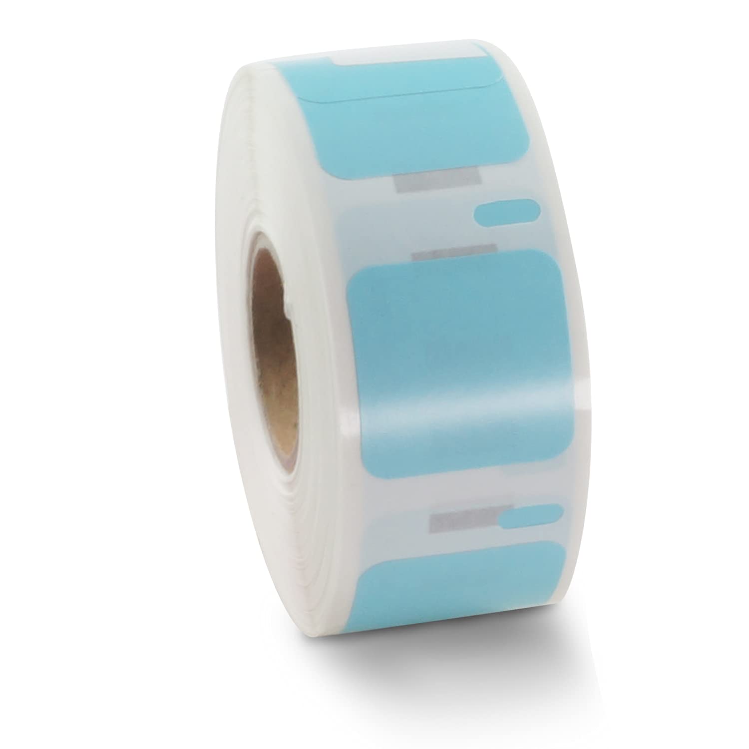 BETCKEY - 2 Rolls Blue Small Multi-Purpose Labels Compatible with DYMO S0929120, 25mm x 25mm, 1500 Colored Labels Compatible with DYMO LabelWriter 450, 4XL, NOT Fit 550 or 5XL