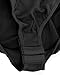 Franato Women's Shapewear Waist Shaper Leotard Tummy Slimmer Bodysuits Large Black