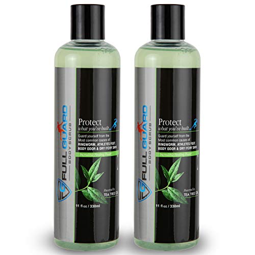 Full Guard Anti Fungal Body Scrub – Anti-Fungal Tea Tree Soap for Athlete’s Foot, Ringworm, Jock Itch, Body Odor, athlete body wash promotes healthy skin and feet