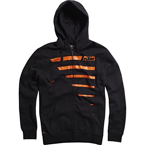 Fox Racing Mens Race Lines Fleece Hoody Zip Sweatshirt