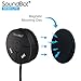 SoundBot SB360 LITE Bluetooth Wireless 4.0 Car Kit Hands-Free Wireless Talking & Music Streaming Dongle w/Magnetic Mounts + Built-in 3.5mm Aux Cable