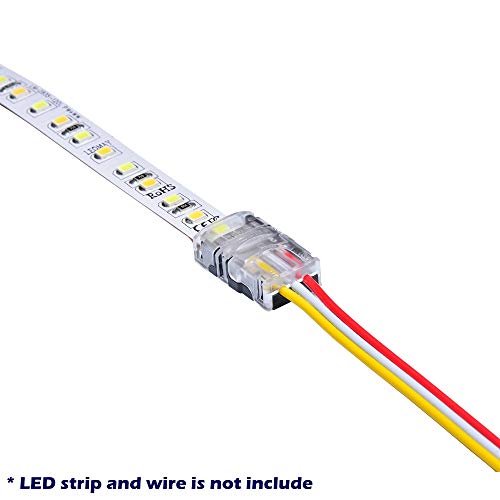 Davitu 5pcs Connector for 3 Pin 10mm IP20 WS2812 Non-waterproof LED Pixel Strip Digital Light to Wire Connection WS2812B Connector - Thumbnail 4