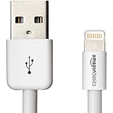 AmazonBasics Lightning to USB A Cable - Apple MFi Certified - White - 6 Feet /1.8 Meters