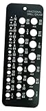 Empire Level 2755 Drill Gauge, 29 Fraction Drills 1/16-Inch to 1/2-Inch By 64ths