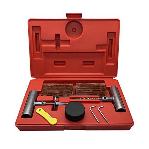 NXKang 37 Piece Tire Repair Kit DIY Flat Tire Repair Car Truck Motorcycle Home Emergencies Plug Patch Equipment