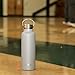 MIRA Alpine Stainless Steel Vacuum Insulated Water Bottle with 2 Lids, Durable Powder Coated Thermos | 25 oz (750 ml) | Gray