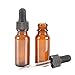 24Pack,1/2oz 0.5 oz,Amber Glass Bottle Bottles with Black cap and Glass Droppers.Using for Essential Oils,Lab Chemicals,Colognes,Perfumes & Other Liquids.