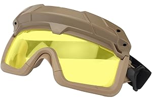 ATAIRSOFT Tactical Anti Fog Safety Protection 2 Modes Goggles Glasses for Airsoft Hiking Paintball Hunting