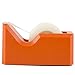 JAM PAPER Colorful Desk Tape Dispensers - Orange - Sold Individually