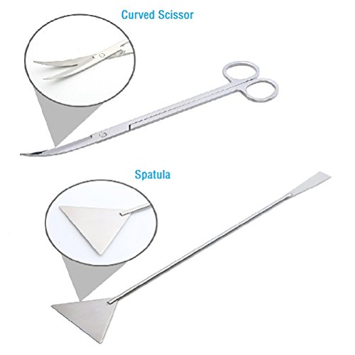 3 PERSUPER+Aquatic+Tweezers+Scissor+Spatula