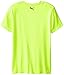 PUMA Big Boys' No.1 Logo Tee, Active Green, 8 (Small)