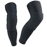 AceList 2 Packs (1 Pair) Protective Compression Wear - Men & Women Basketball Brace Support - Best to Immobilize, Strap & Wrap Knee for Volleyball, Football, Contact Sports - Medium Size - Black