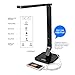 Ledgle 14W 270 Degree Rotatable Head 5-Level Brightness Dimmable LED Table Lamp with 4 Modes, Auto Timer and 5V/1A USB Port