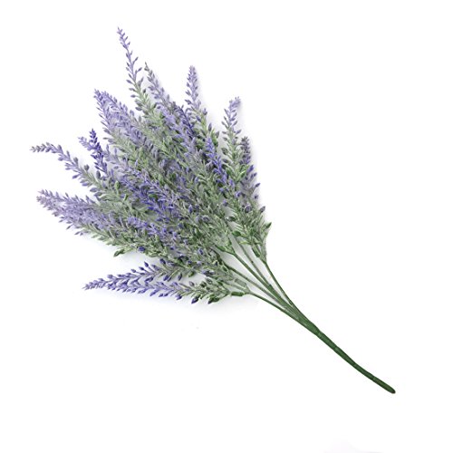 image for RUOPEI PUOPEI Artificial Lavender Bouquet Spray Arrangement – Nearly