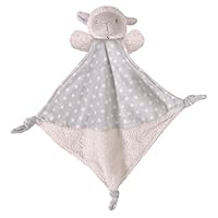 Stephan Baby Plush Knotty Animal Security Blankie, Lamb