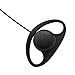 D Shape Earpiece Headset PTT for Motorola Two Way Radio Walkie Talkie 2pin (5Pack)