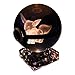 Pokemon Crystal Poke Ball Night Light with Crystal Base and Soft Cleaning Cloth (Eevee)