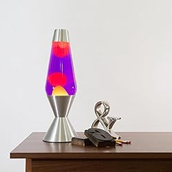 Lava the Original 16.3-Inch Silver Base Lamp with