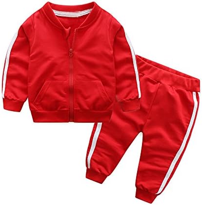Moyikiss Studio Unisex Tracksuit Baby Boys Girls Clothes Cotton Long Sleeve Zipper Sweatshirt Jacket and Pants