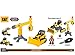 Toy State Caterpillar CAT Junior Operator Work Site - Machine Pairs Dump Bulldozer/Crane Construction Vehicle