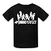 Kid's YouTube Dude Perfect DP Logo T-shirt Black M