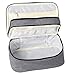 MISSLO Portable Travel Bra Socks Underwear Cosmetic Accessory Toiletry Organizer 3 Layers (Grey)