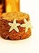 Libaraba Cute Full Rhinestone Studded Starfish Shaped Earrings,Exquisite 18k Plated Earrings