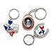 Texas Bundle Souvenir Gift Keychain 15 Pack-Texas Cowboy,Texas Lone Star on Texas State Map, Don't Mess with Texas, I Love Texas, Longhorn, Texas Seal, Texas Bottle Opener, Texas Cowboy Boot & More
