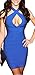 Women's Sexy Deep V Bodycon Bandage Cocktail Dress