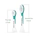 Bobohome Kids Sonic Care Replacement Toothbrush Heads Compatible with Philips Sonic Care Kids Series Electric Toothbrush (3 Pack Small+3 Pack Standard)