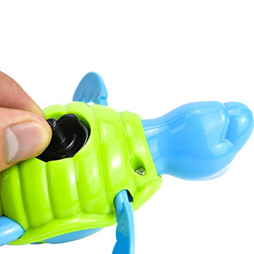 AQUEENLY 6 Pack Bath Swimming Turtle Toy, Wind Up Bath Toys for Toddlers Baby, Pool Bathtub Water Toy Turtle for Boys Girls - Thumbnail 6