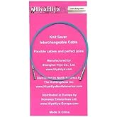 HiyaHiya Interchangeable Knit Savers Cable, Small 32"/34"