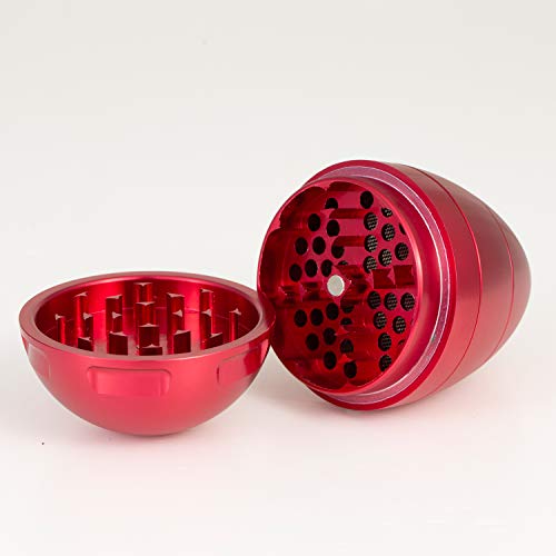 Fanciher Herb Grinder4 Parts Tumbler Spice Grinder Hand Cranked 2.3