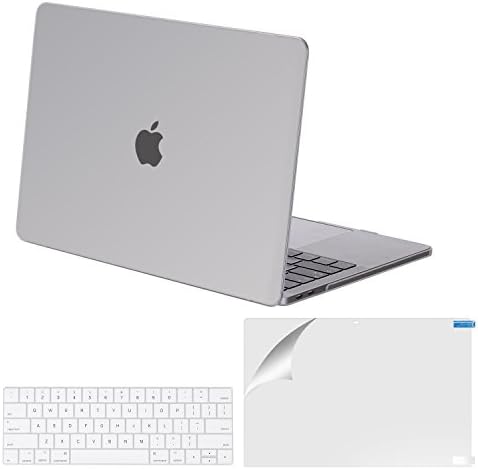 MacBook Pro 13 Case 2017 &amp; 2016 Release A1706/A1708, Okitry Plastic Hard Case Shell Cover with Keyboard Cover &amp;Screen Protector for MacBook Pro 13 Inch with/without Touch Bar &amp; Touch ID, Crystal Clear