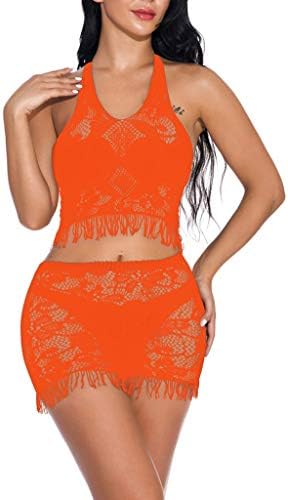 Sonnena Fashion Women Sexy Lace Lingerie Sleepwear Bodydoll Lace Fringe Suit Nightwear