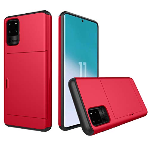 Lobwerk Protective Case for Samsung Galaxy S20 Ultra 6.9 Inch Ultra Slim Case with Card Slot Red